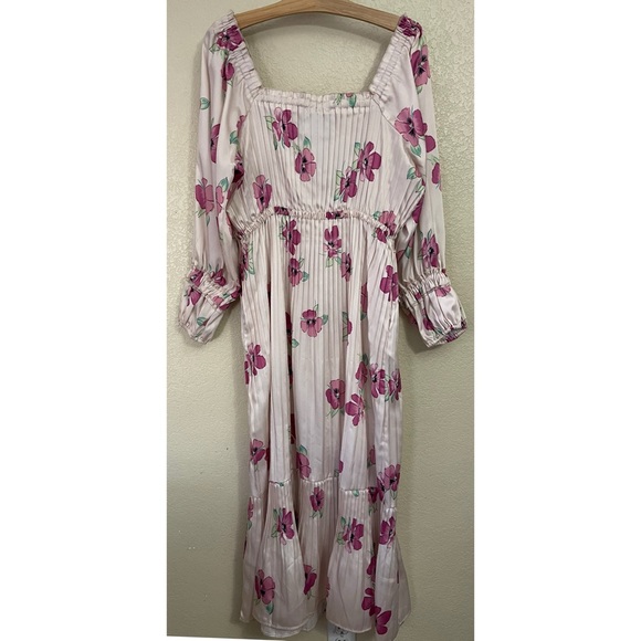 NICHOLAS Floral Pleated Prairie Dress • Size 8 US - Picture 12 of 13